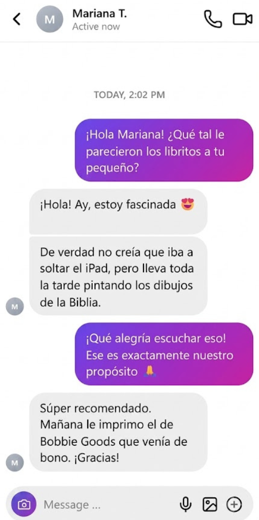 Testimonio de WhatsApp 3